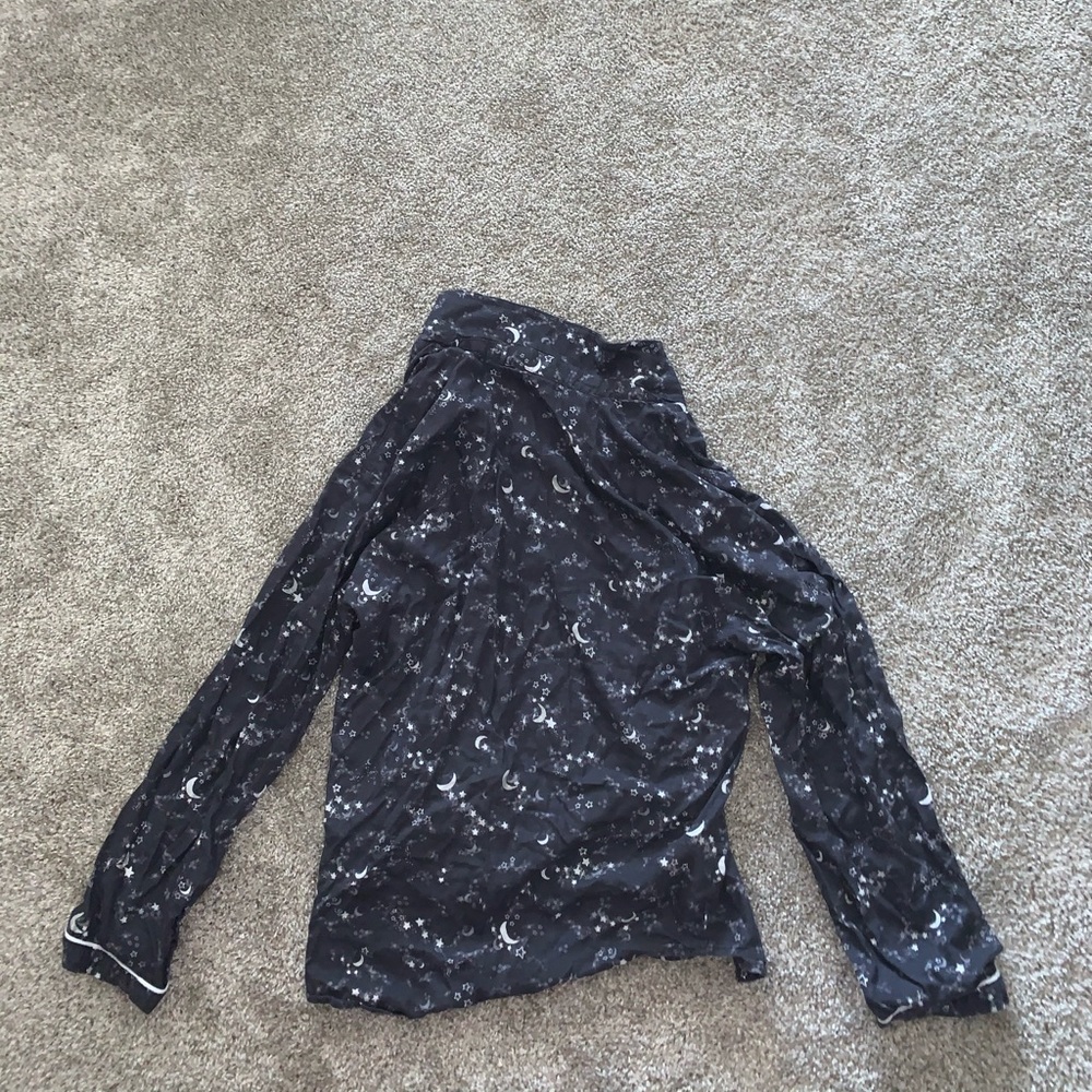 Victorias Secret Dark Gray Button Down Top size S - Picture 9 of 11
